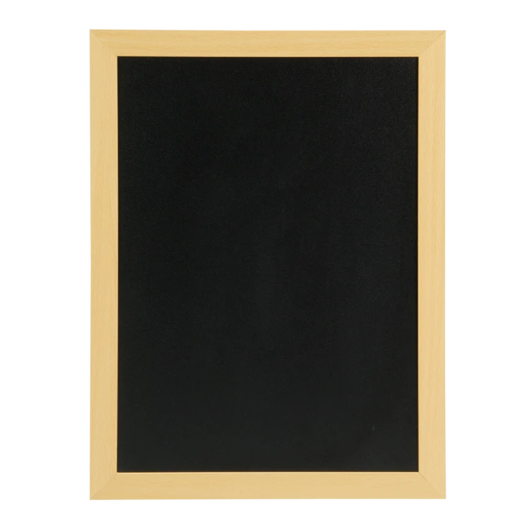 TABLICA KREDOWA W JASNEJ, DREWNIANEJ RAMIE 40X30X1CM