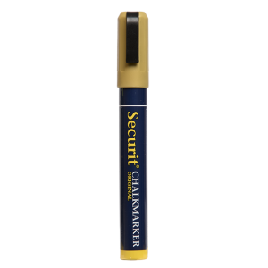 ZŁOTY PISAK KREDOWY Z KOŃCÓWKĄ O GRUBOŚCI 2-6MM