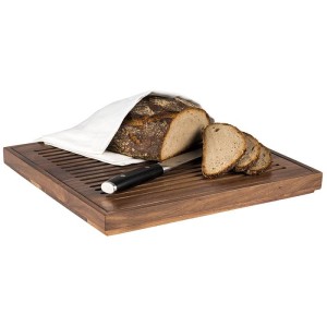 Deska drewniana do krojenia pieczywa z podstawą GN 2/3