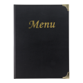 Oprawa do menu na 8 kartek A4 (4 dwustronne wkłady)
