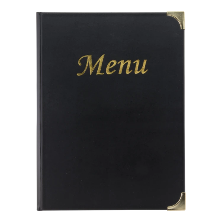 Oprawa do menu na 8 kartek A4 (4 dwustronne wkłady)