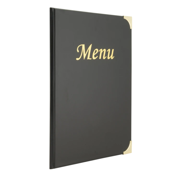Oprawa do menu na 8 kartek A4 (4 dwustronne wkłady)