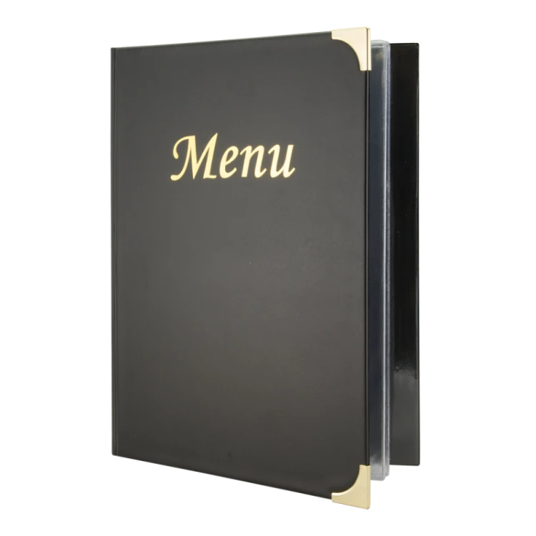 Oprawa do menu na 8 kartek A4 (4 dwustronne wkłady)