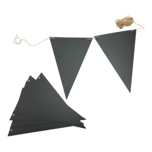 Tabliczki kredowe flagi na sznurku