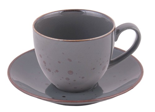 Filiżanka ze spodkiem Cottage Graphite