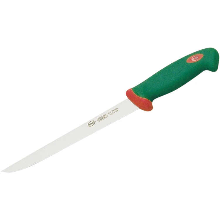 Nóż do filetowania; giętki; Sanelli;  L 220 mm