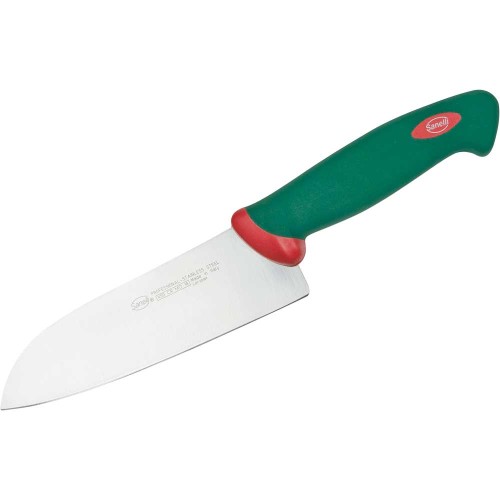Nóż kucharski Santoku; Sanelli; L 160 mm