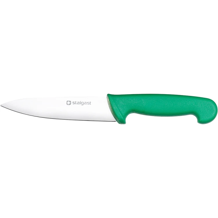 Nóż kuchenny; HACCP; zielony; L 220 mm