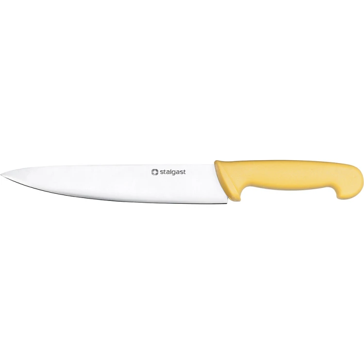 Nóż kuchenny; HACCP; żółty; L 220 mm