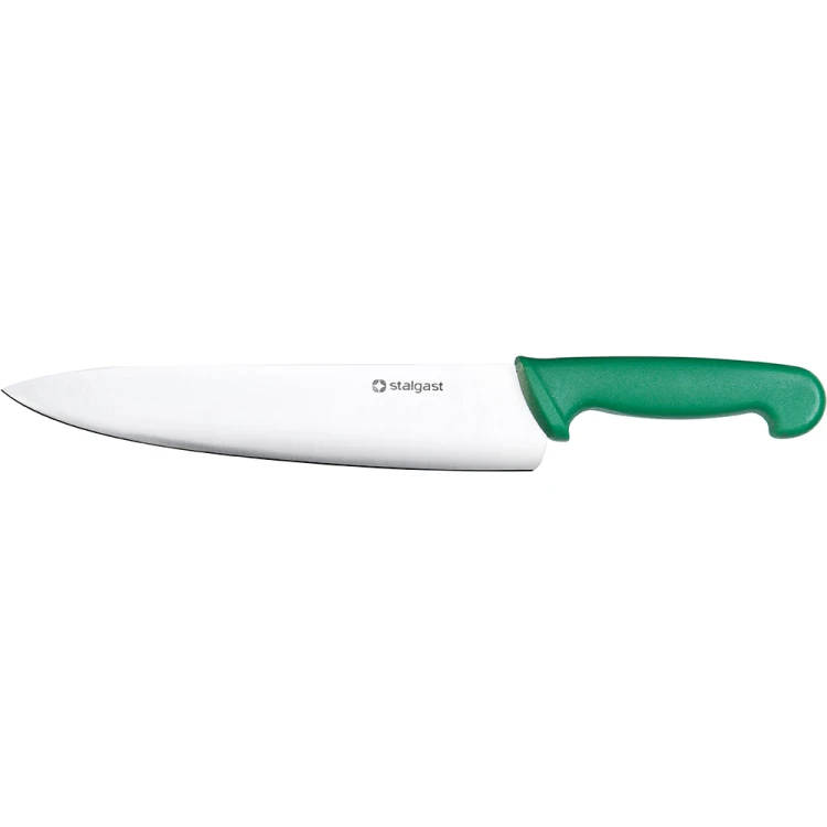 Nóż kuchenny; HACCP; zielony; L 250 mm