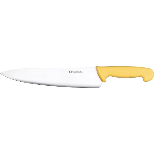 Nóż kuchenny; HACCP; żółty; L 250 mm