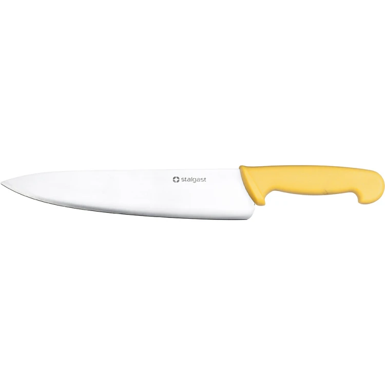 Nóż kuchenny; HACCP; żółty; L 250 mm