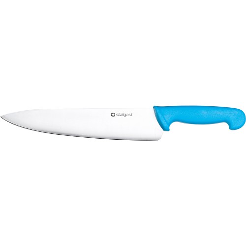 Nóż kuchenny; HACCP; niebieski; L 250 mm