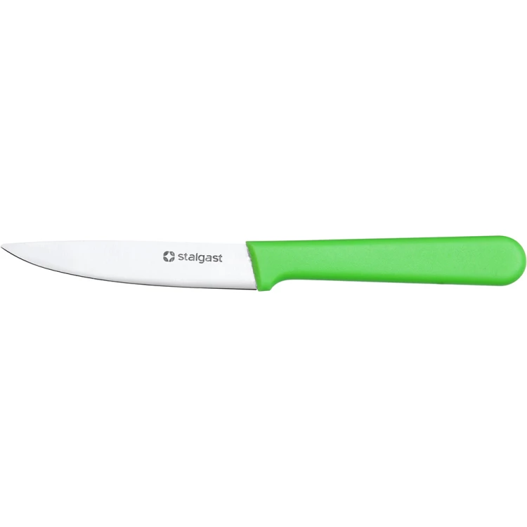 Nóż do obierania; uniwersalny; HACCP; zielony; L 90 mm