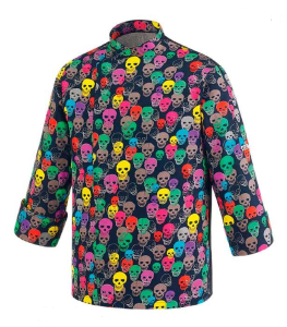 Bluza kucharska COLOR SKULLS