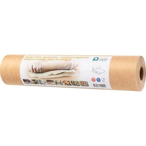 Papier do pieczenia; silikonowany w rolce; L 100 m