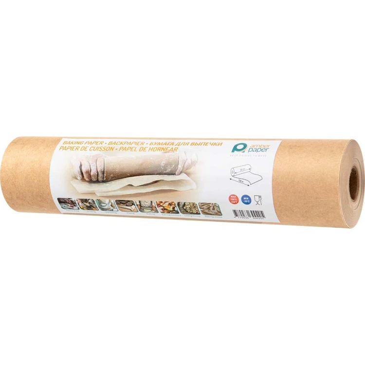 Papier do pieczenia; silikonowany w rolce; L 100 m