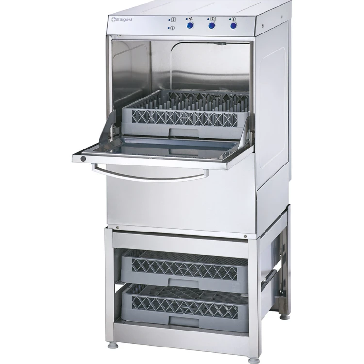 Zmywarko wyparzarka z podstawą; uniwersalna; dozownik płynu myjącego; P 3.4/4.9 kW; U 230/400 V