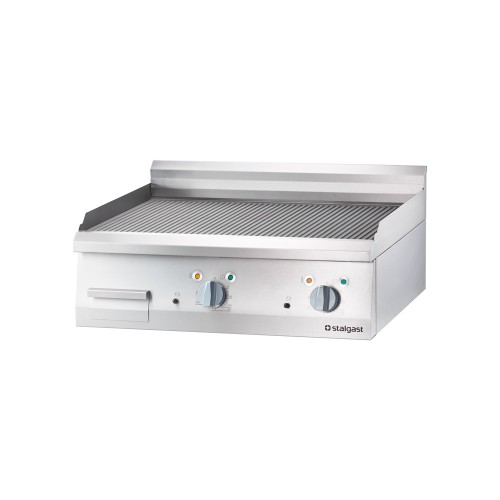 Płyta grillowa elektryczna; ryflowana; 8.1 kW