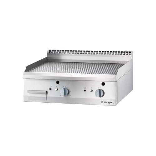 Płyta grillowa gazowa; ryflowana; 13 kW; G30