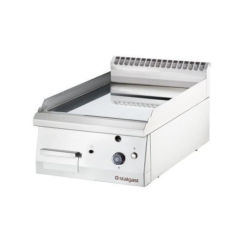 Płyta grillowa gazowa; gładka; 6.5 kW; G20 chrom