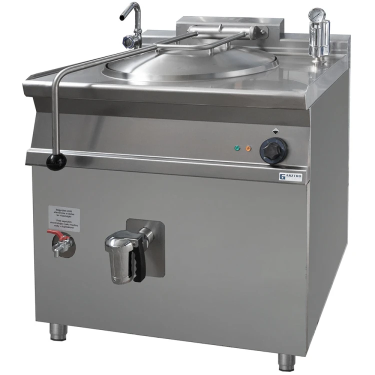 Kocioł warzelny z grzaniem pośrednim; 800x700x900; elektryczny; P 12kW; V 80l