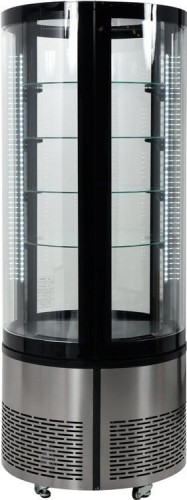 WITRYNA CHŁODNICZA 400L 68x68x175 CZARNA