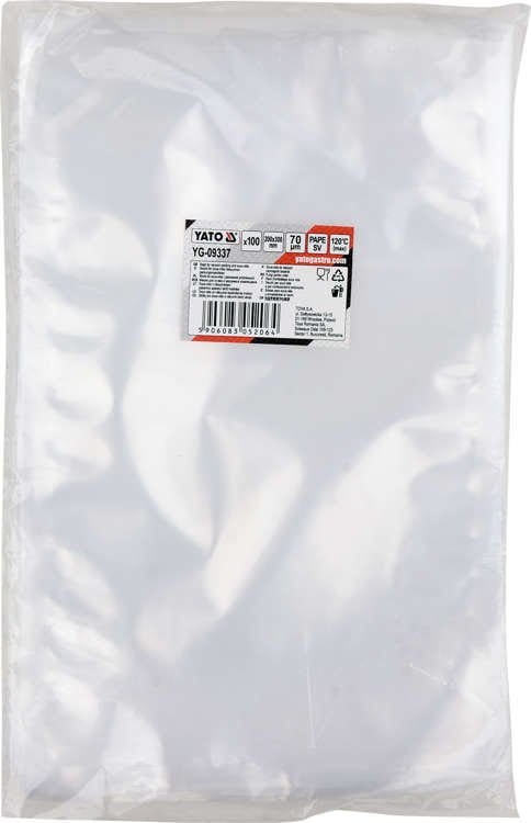 WORKI DO SOUS-VIDE I PAKOWAREK KOMOROWYCH 200*300 70UM PAPE SV; 100SZT