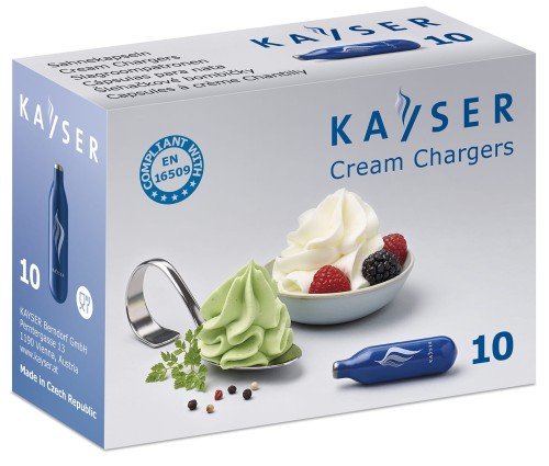 Naboje do syfonu do bitej śmietany 10szt. Kayser