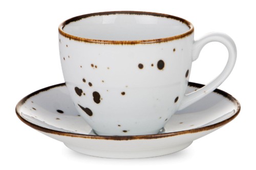 Filiżanka ze spodkiem 300ml Cottage White