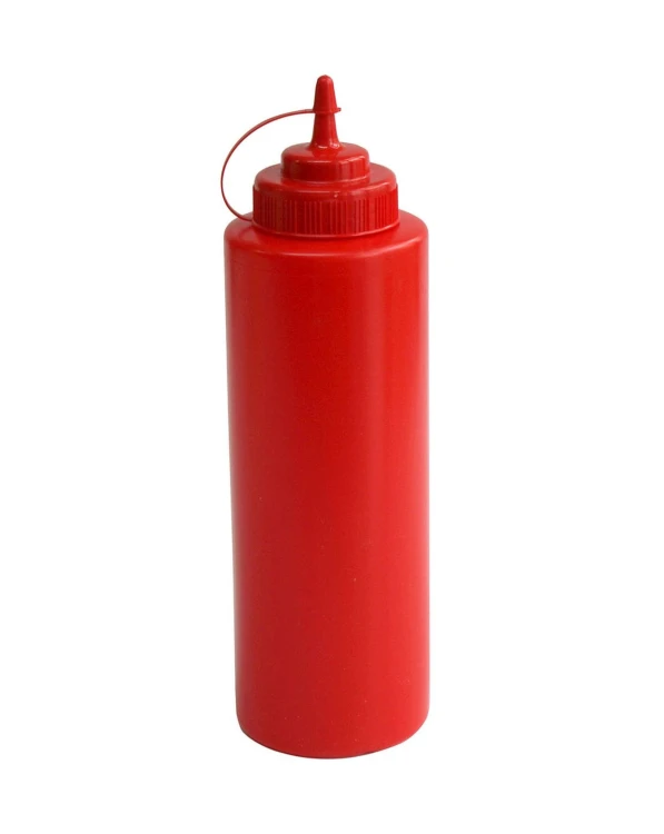 Dyspenser do sosów 1025ml czerwony Horeca Polska