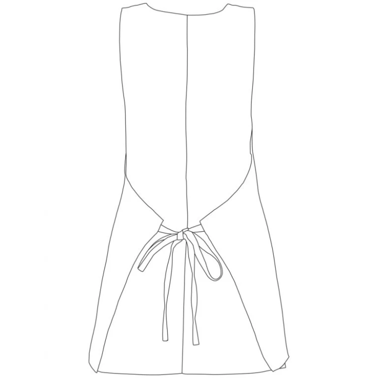 Fartuch z kieszonką PONCHO LIGHT BLUE
