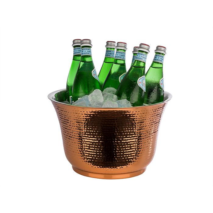 Cooler STAINLESS złoty 8l