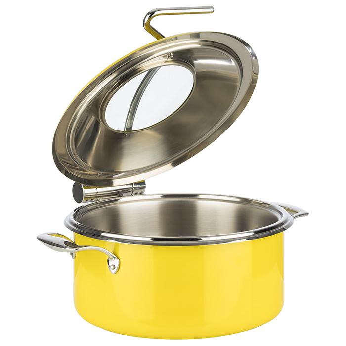 Garnek cateringowy kolor żółty 8l
