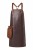 Fartuch Leather Bib Apron X-STYLE (100% skóra bydlęca, kolor: mocha)