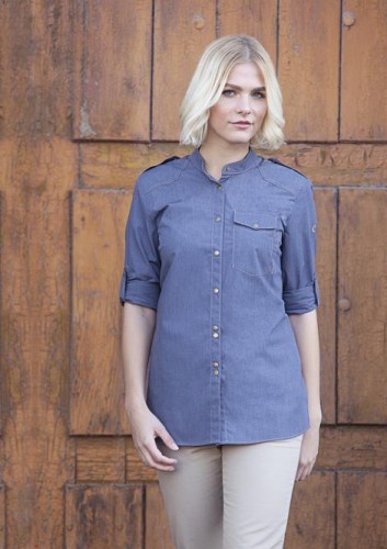 Koszula damska JEANS-STYLE vintage blue