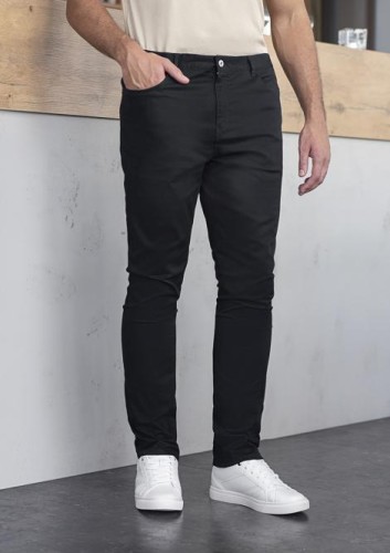 Spodnie z 5 kieszeniami Classic-Stretch eko czarne