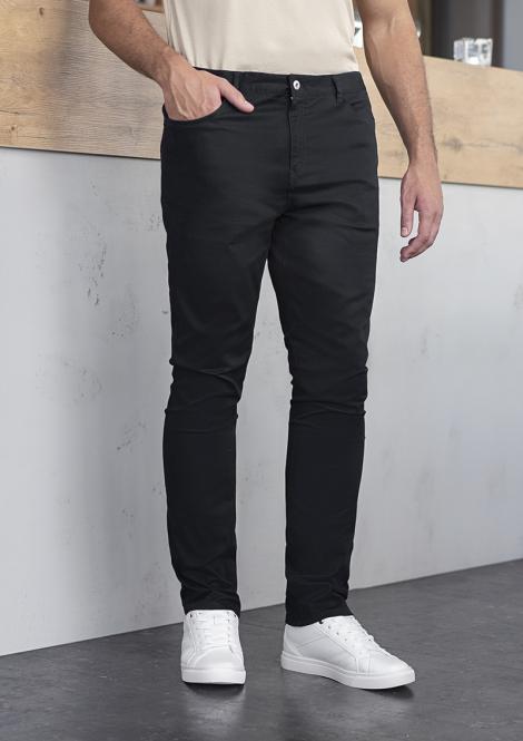 Spodnie z 5 kieszeniami Classic-Stretch eko czarne