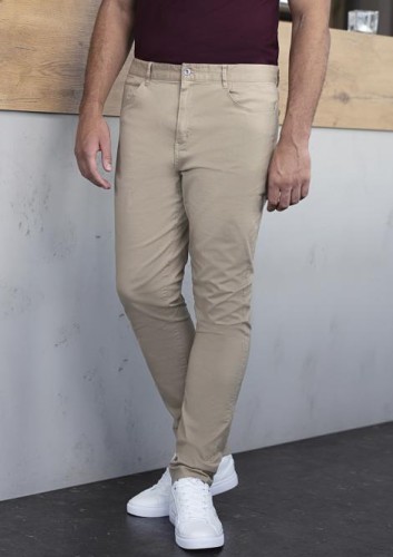 Spodnie z 5 kieszeniami Classic-Stretch eko pebble grey