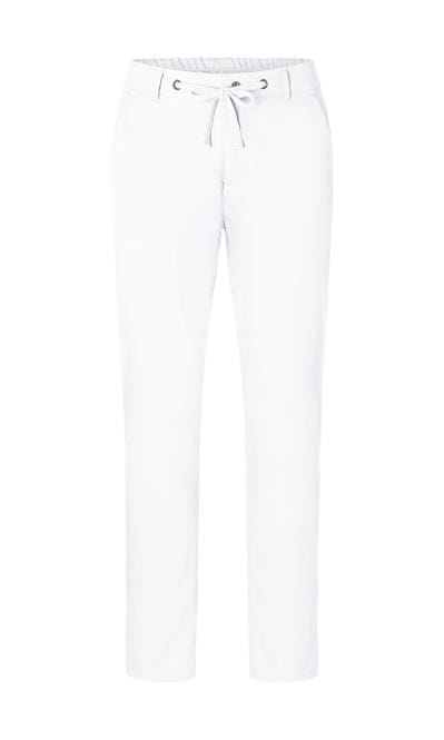Męskie spodnie kucharskie lub kelnerskie Chino MODERN-STRETCH białe