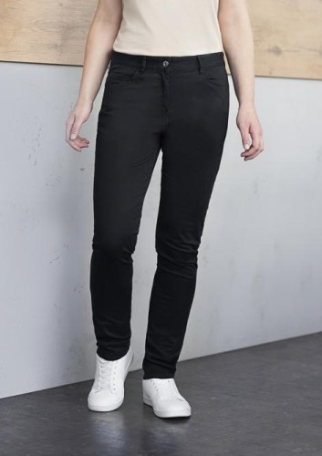 Spodnie damskie Classic-Stretch eko czarne