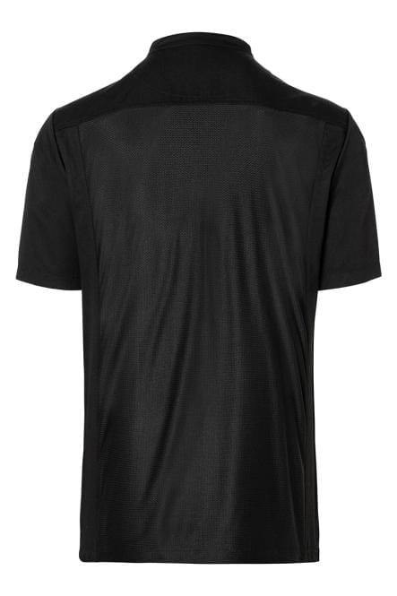 Męska bluza kucharska Short-Sleeve Throw-Over Chef Shirt BASIC czarna