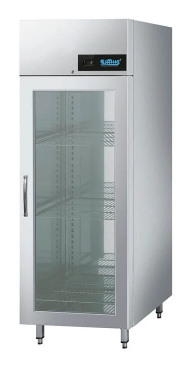 Szafa chłodnicza z drzwiami szklanymi | AHK MN041 00V1 Rilling | 376 l | 0,28 kW | 650x590x1900 mm