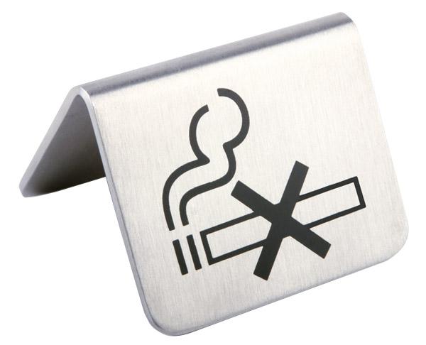 Tabliczka stołowa NO SMOKING OUTLET
