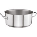 Garnek niski bez pokrywki; stalowy; O 200 mm; V 2.5 l