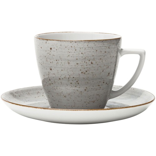 Filiżanka ze spodkiem; kolor siwy; Boss; V 350 ml