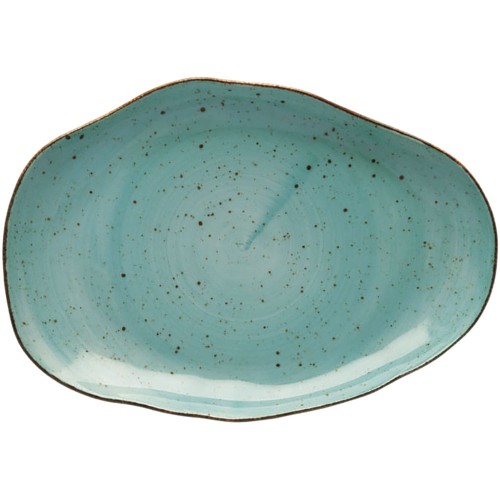Talerz płytki; kolor morski; Stone Age; O 210 mm