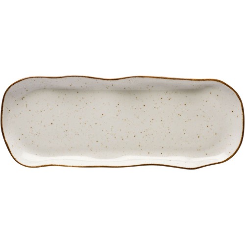 Pólmisek-taca; kolor beżowy; Stone Age; L 350 mm