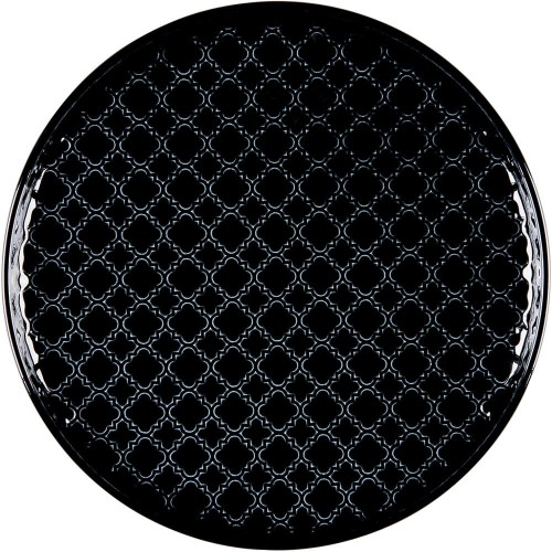 Talerz płytki; kolor czarny; Marrakesz; O 260 mm