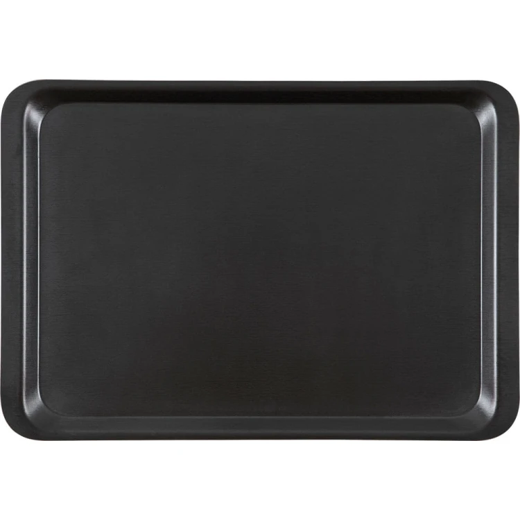 Taca laminowana; czarna; matowa; GN 1/1